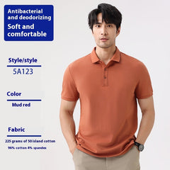 Lapel Work Clothes Short Sleeve